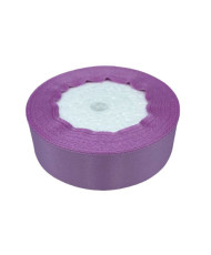 Decorative satin ribbon 2.5 cm, wisteria- 1 meter