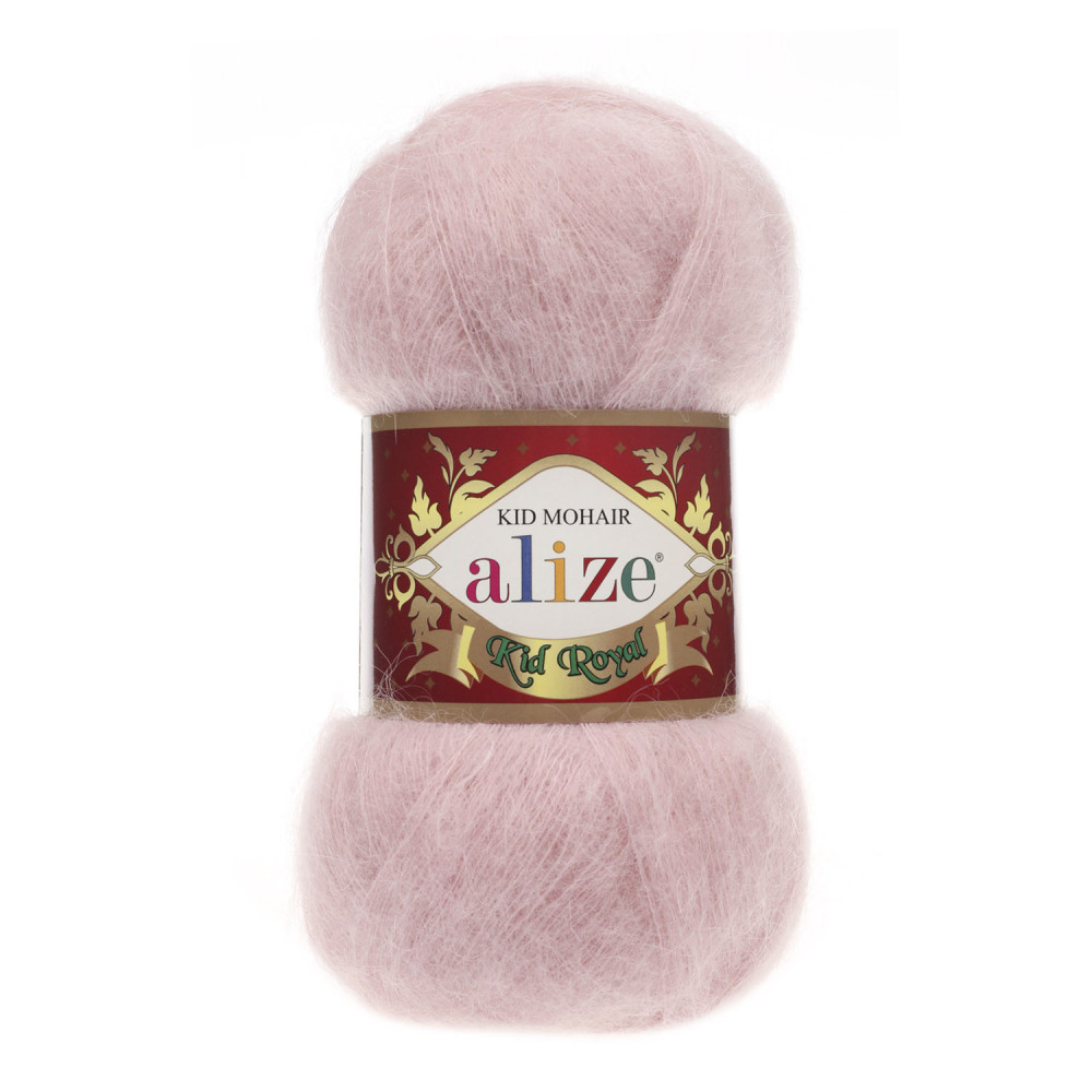 Пряжа Alize Kid Royal 50 розовая пудра (161) Пряжа Alize Kid Royal 50 розовая пудра (161)