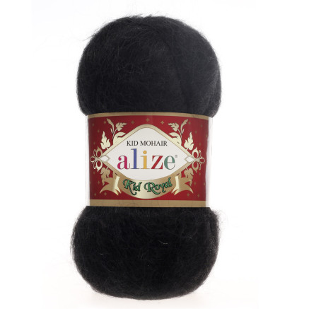 Yarn Alize Kid Royal 50 black (60)