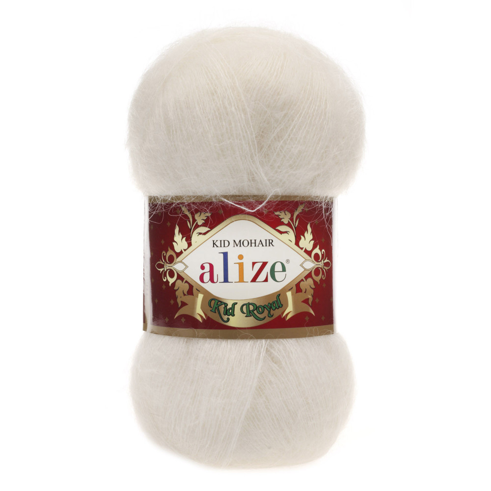 Пряжа Alize Kid Royal 50 молочний (62)