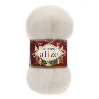 Пряжа Alize Kid Royal 50 молочний (62)