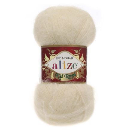 Yarn Alize Kid Royal 50 milky beige (67)