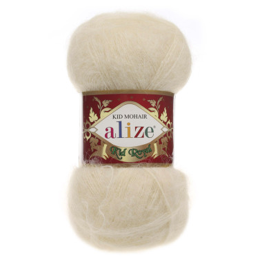 Yarn Alize Kid Royal 50 milky beige (67)