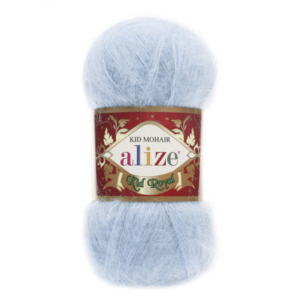 Yarn Alize Kid Royal 50 light blue (183)