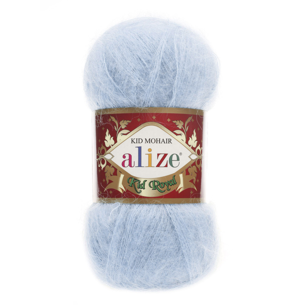 Пряжа Alize Kid Royal 50 світло-блакитний (183) Пряжа Alize Kid Royal 50 світло-блакитний (183)