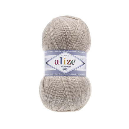 Yarn Alize Angora Lana Gold 800 beige melange (152)