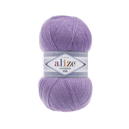 Yarn Alize Angora Lana Gold 800 purple (166)