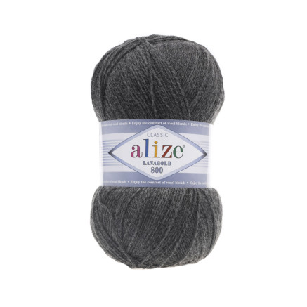 Yarn Alize Angora Lana Gold 800 dark grey (182)
