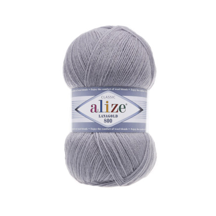 Yarn Alize Angora Lana Gold 800 grey-lilac (200)