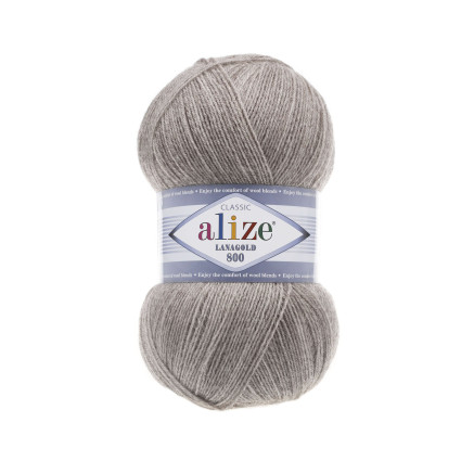 Пряжа Alize Lana Gold 800 фундук (207)