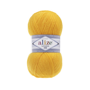 Yarn Alize Angora Lana Gold 800 yellow (216)
