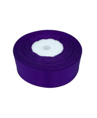 Decorative satin ribbon 2.5 cm, фиолетовый - 1 meter