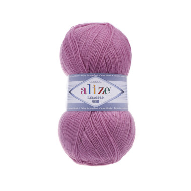 Пряжа Alize Lana Gold 800 античная роза (28)