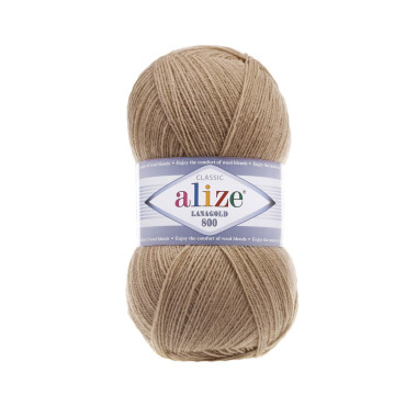 Yarn Alize Angora Lana Gold 800 dark beige (466)