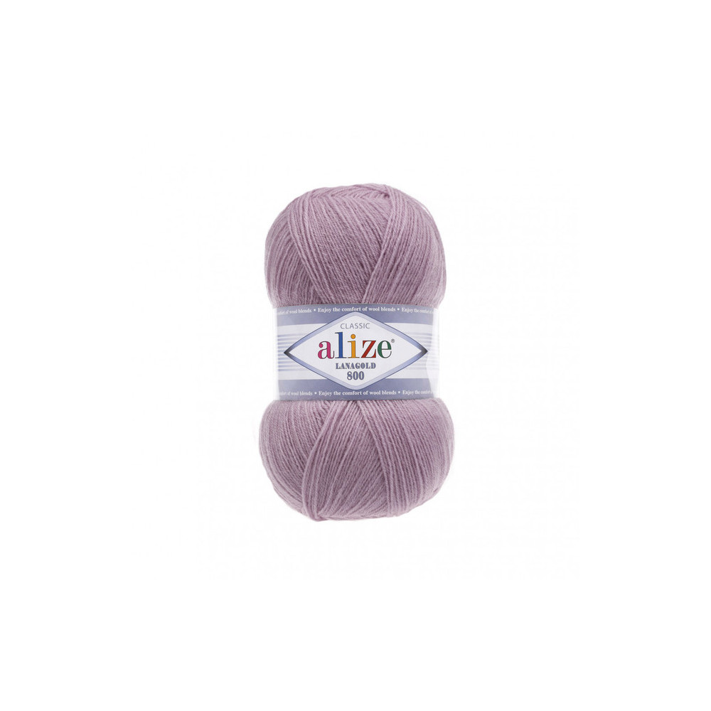 Пряжа Alize Lana Gold 800 пепельно-сиреневый (505) Пряжа Alize Lana Gold 800 пепельно-сиреневый (505)