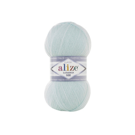 Yarn Alize Angora Lana Gold 800 soft turquoise (522)