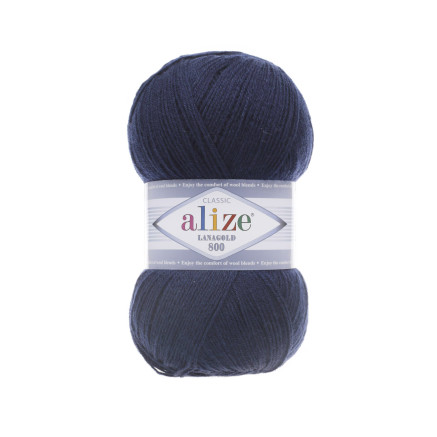 Yarn Alize Angora Lana Gold 800 dark blue (58)