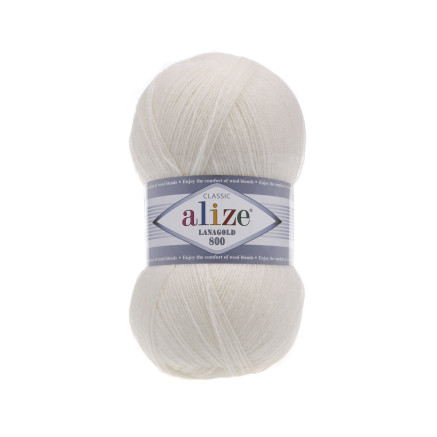 Yarn Alize Angora Lana Gold 800 pearl (450)