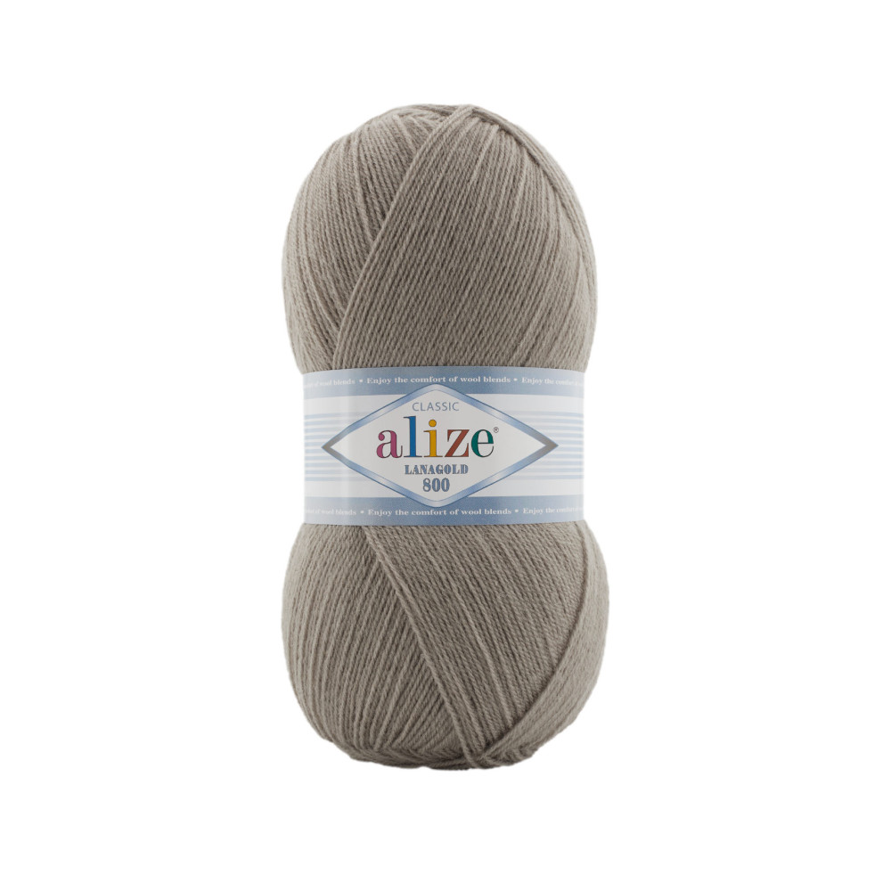 Пряжа Alize Lana Gold 800 сіро-бежевий (283) Пряжа Alize Lana Gold 800 сіро-бежевий (283)