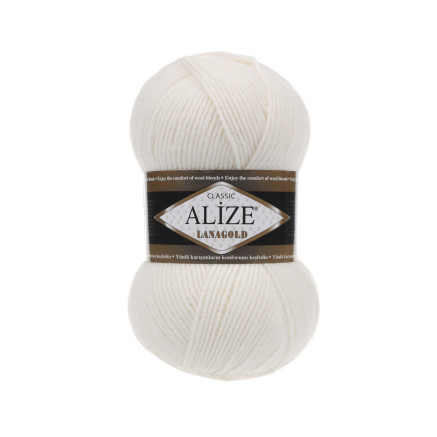 Пряжа Alize Lana Gold перлинний (450)