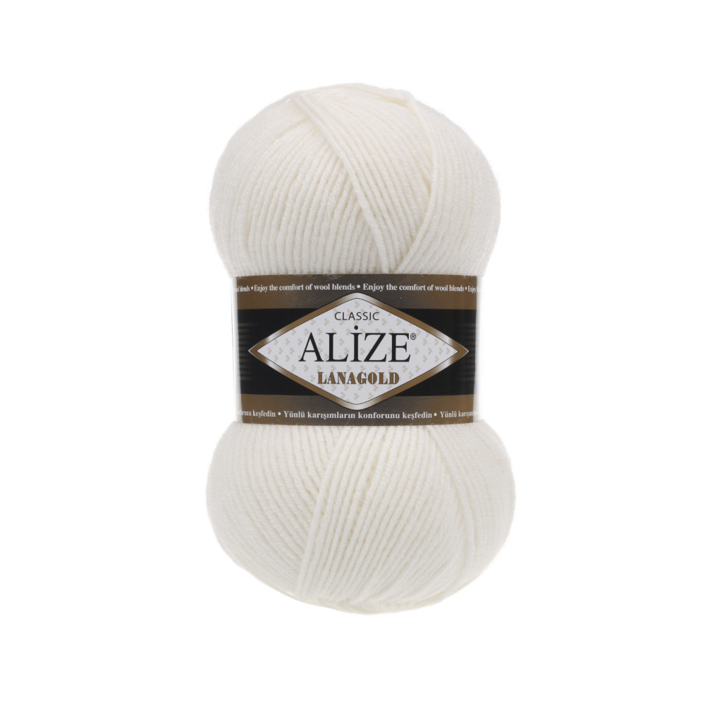 Пряжа Alize Lana Gold перлинний (450) Пряжа Alize Lana Gold перлинний (450)