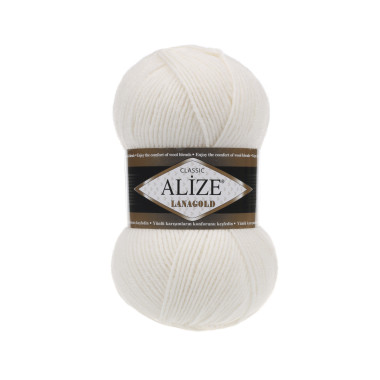 Пряжа Alize Lana Gold перлинний (450)