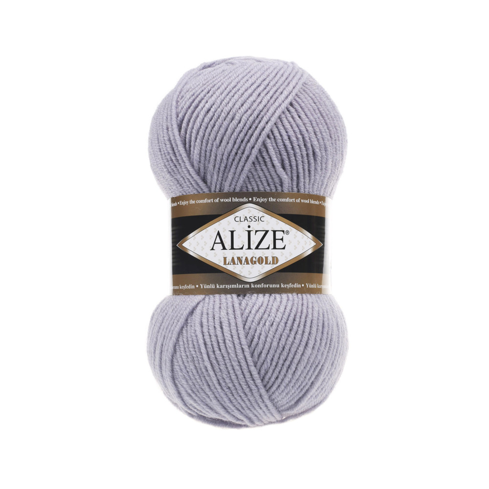 Пряжа Alize Lana Gold сіро-фіолетовий (200) Пряжа Alize Lana Gold сіро-фіолетовий (200)