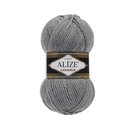Yarn Alize Lana Gold gray (21)