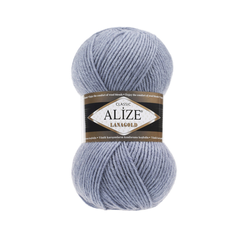 Пряжа Alize Lana Gold серо-голубой (221) Пряжа Alize Lana Gold серо-голубой (221)