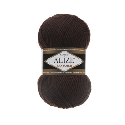Yarn Alize Lana Gold brown (26)