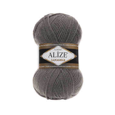 Пряжа Alize Lana Gold темно-сірий (348)