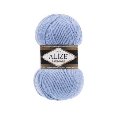 Пряжа Alize Lana Gold голубой (40)