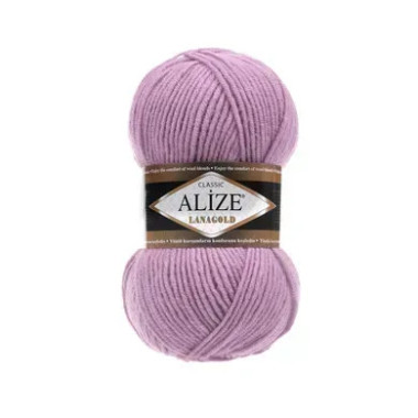 Пряжа Alize Lana Gold попелясто-бузковий (505)