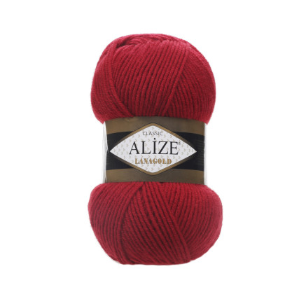 Yarn Alize Lana Gold red (56)