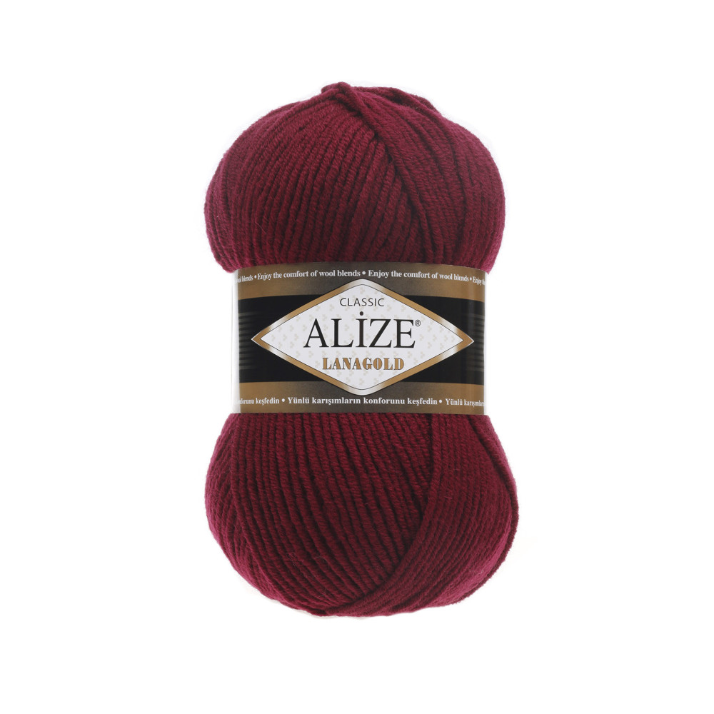 Yarn Alize Lana Gold burgundy (57) Yarn Alize Lana Gold burgundy (57)