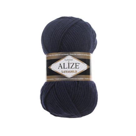 Yarn Alize Lana Gold dark blue (58)