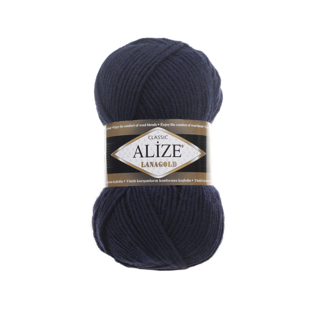 Yarn Alize Lana Gold dark blue (58) Yarn Alize Lana Gold dark blue (58)