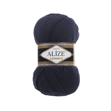 Yarn Alize Lana Gold dark blue (58)