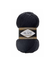 Yarn Alize Lana Gold dark black (60)