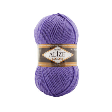 Пряжа Alize Lana Gold барвінок (851)
