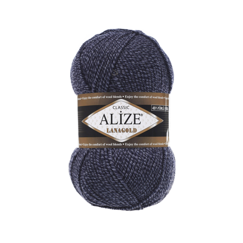 Yarn Alize Lana Gold blue melange (901) Yarn Alize Lana Gold blue melange (901)