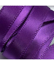 Decorative satin ribbon 0.6 cm, ultraviolet color - 1 meter