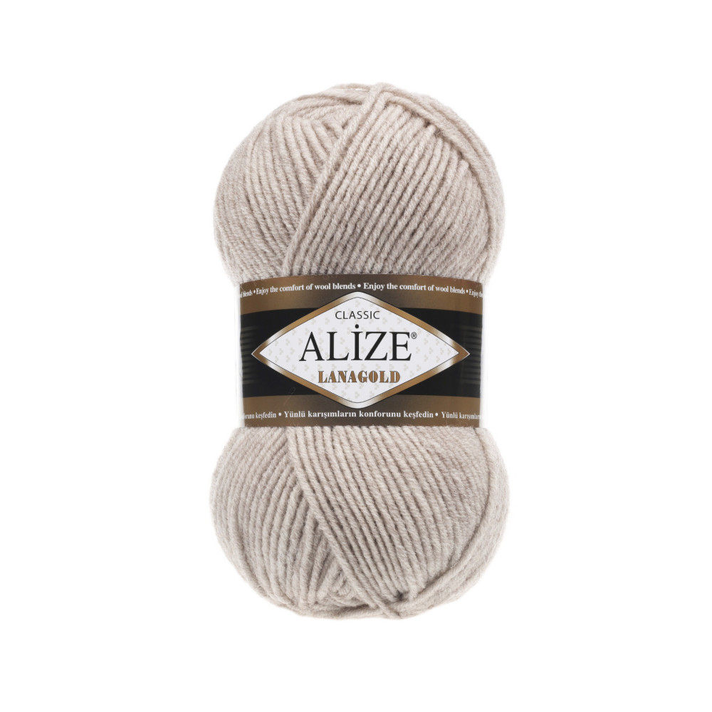 Пряжа Alize Lana Gold світлий беж (585) Пряжа Alize Lana Gold світлий беж (585)