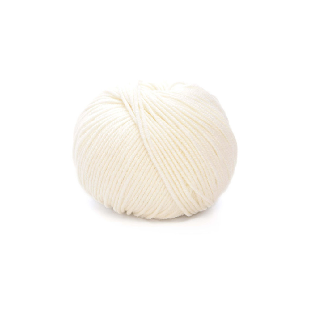Merino wool and cashmere yarn Hollie DMC, creamy white (005)
