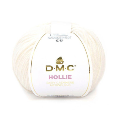 Merino wool and cashmere yarn Hollie DMC, creamy white (005)