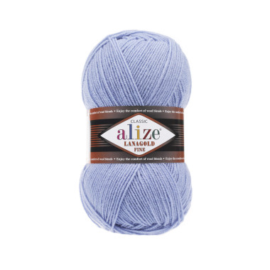 Yarn Alize Angora Lana Gold Fine blue (40)