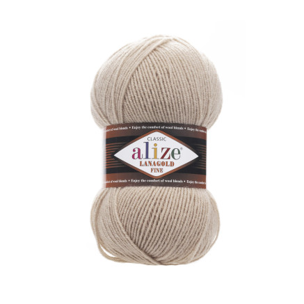 Пряжа Alize Lana Gold Fine бежевый (05)