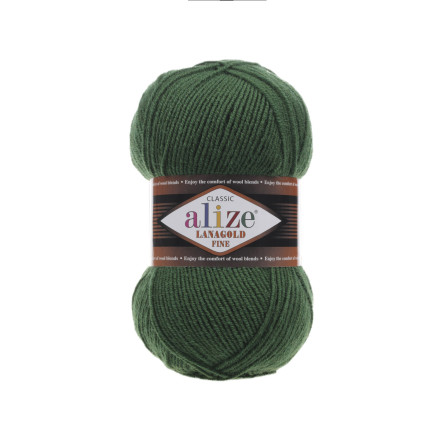 Yarn Alize Angora Lana Gold Fine green (118)