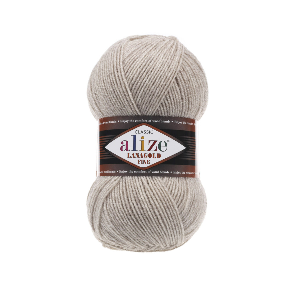 Пряжа Alize Lana Gold Fine тауп (152)