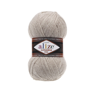 Пряжа Alize Lana Gold Fine тауп (152)